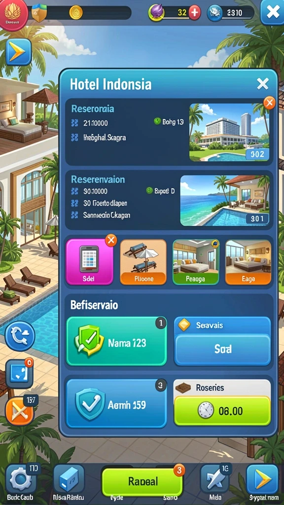 33zk - Screenshot menunjukkan karakter utama dengan item spesial.