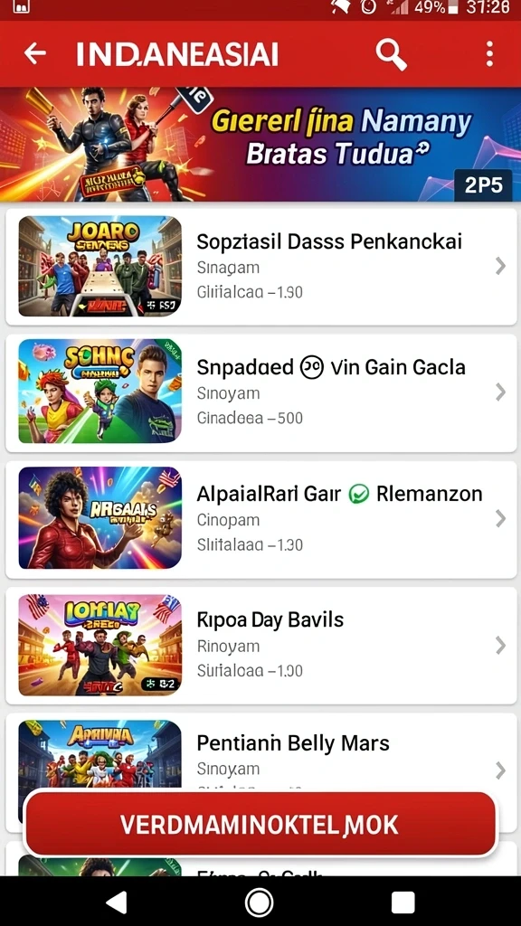 baliwin66 - Screenshot memperlihatkan momen seru dalam pertandingan online.