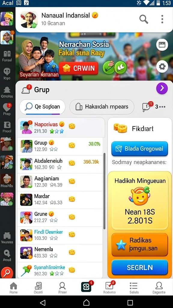 bwo888 - Tampilan antarmuka BWO888 yang menarik dan modern.
