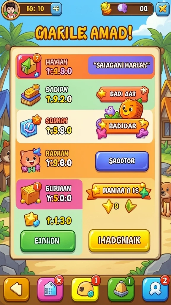 hugo77 - Ilustrasi level yang menantang dan menarik.
