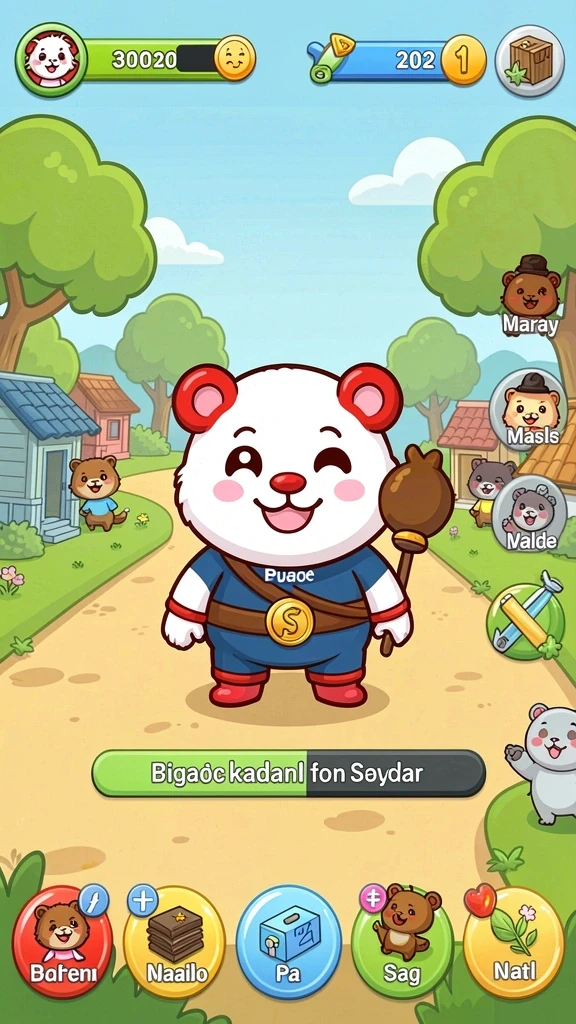 qq1221 - Tangkapan layar menampilkan misi tim yang menarik.