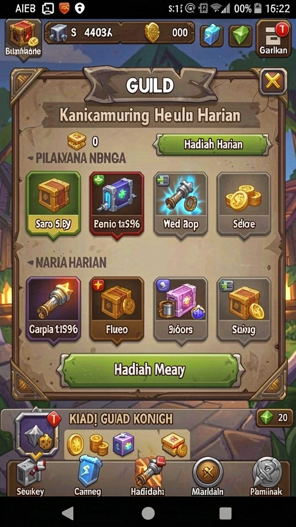 qt777 - Tampilan antarmuka yang menarik dan intuitif.