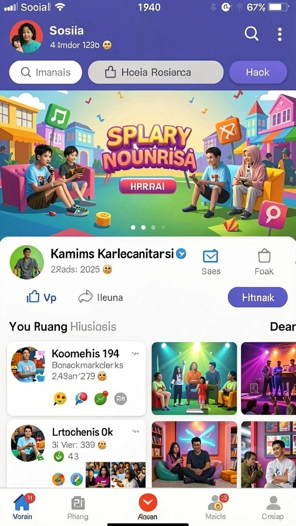 rk88 - Tampilan awal yang memukau dengan karakter menarik.