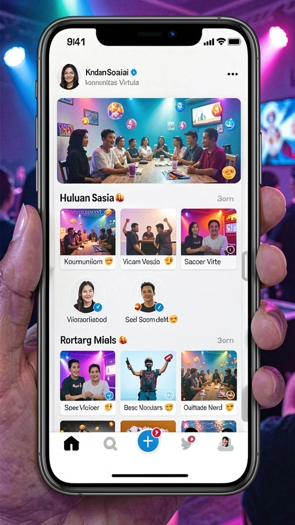 tya777 - Fitur komunitas untuk berinteraksi dengan pemain lain.