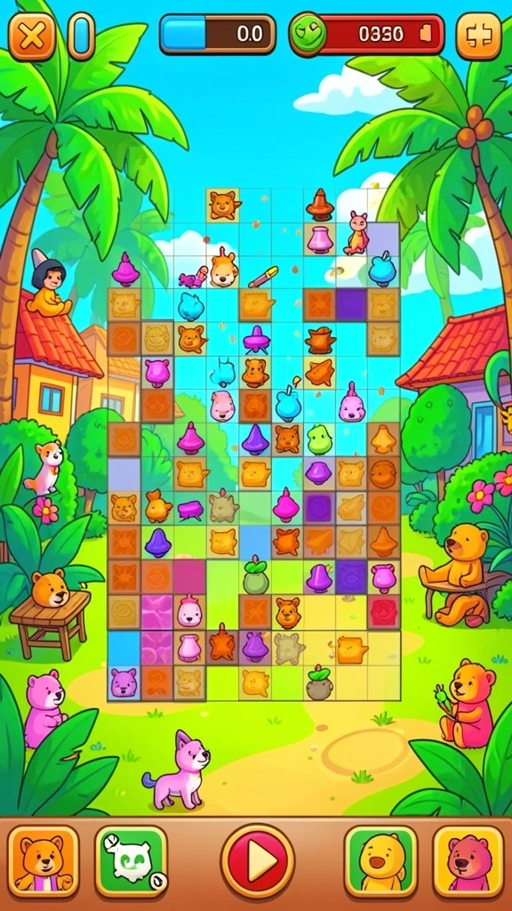 uh77 - Screenshot menampilkan tampilan utama permainan UH77.